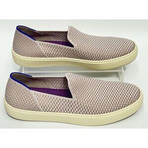 Rothys Slip On Sneakers Womens Shoes Size 7 Purple Lavender Honeycomb Knit